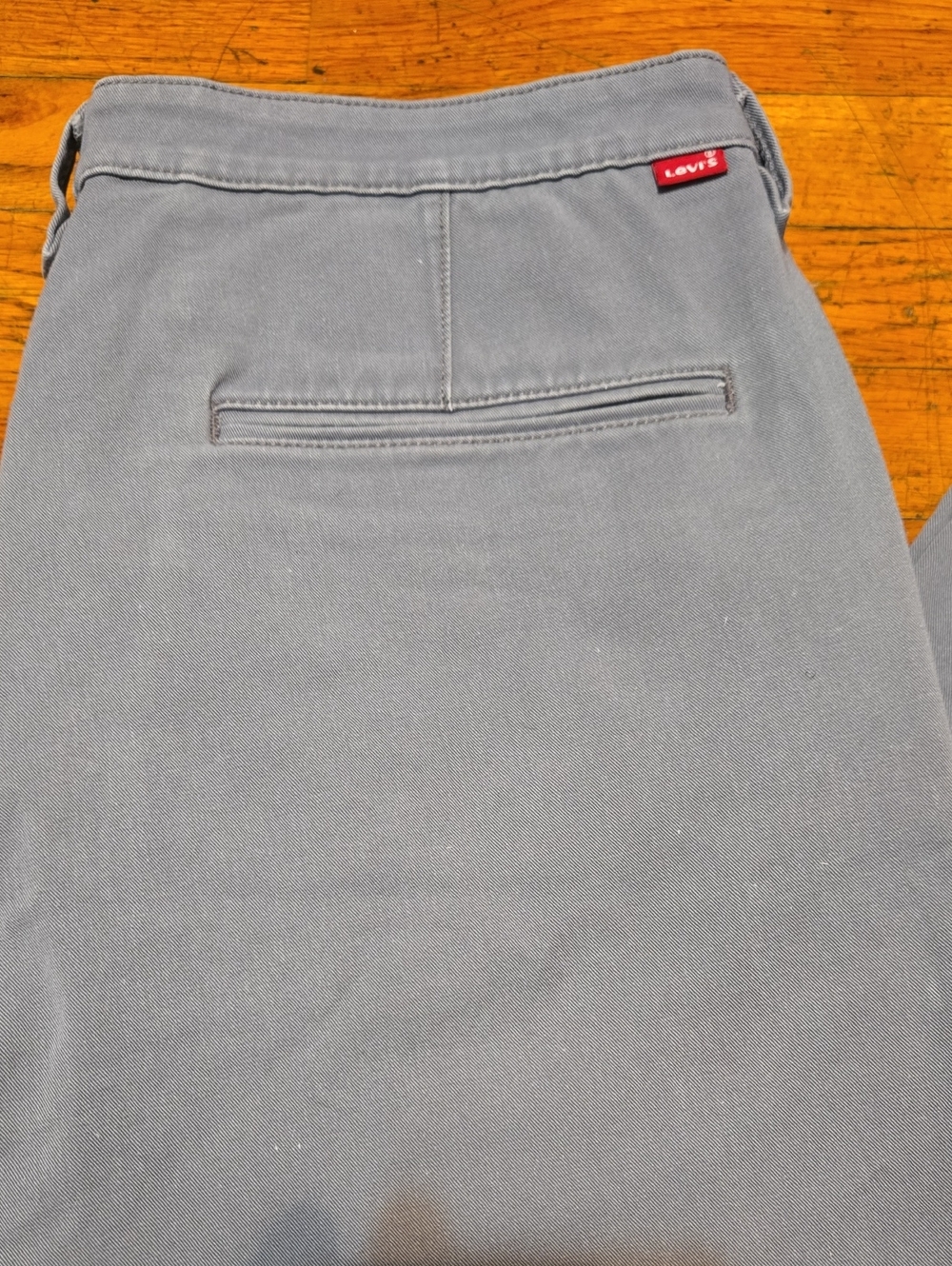 Levi's 502 Commuter Performance Grey Trousers 36x32 (28.5) Reflective Cuff